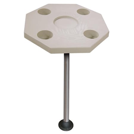 Powerplay Octaganal Pontoon Boat Tables Ivory PO1642212